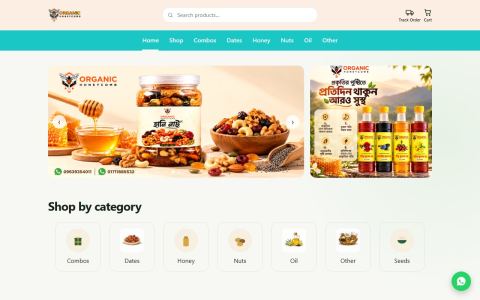 Screenshot of OrganicHoneycomb